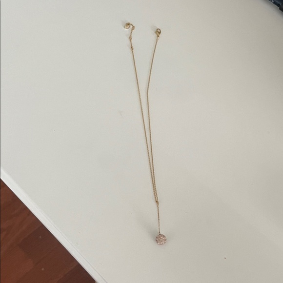 Swarovski Gold disco ball sparkly  Necklace - Picture 2 of 3